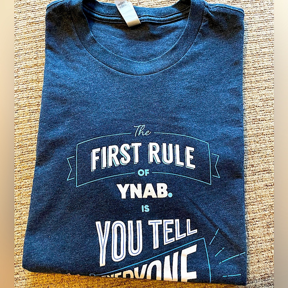 Heather Blue YNAB Unisex Graphic T-Shirt